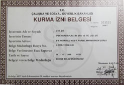 İpek Hurda Plastik Kurma İzni Belgesi
