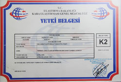 İpek Hurda Plastik K2 Yetki Belgesi